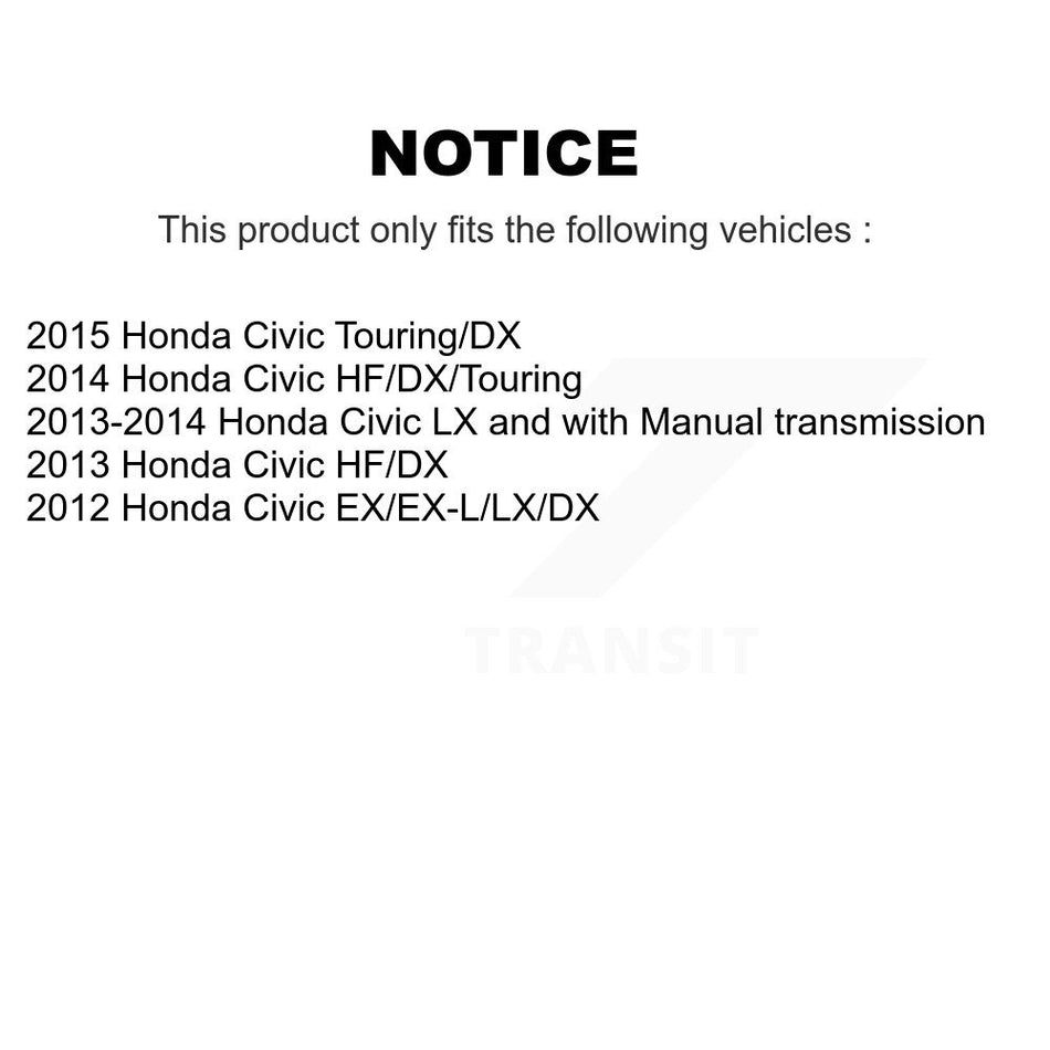 Front Ceramic Disc Brake Pads TEC-1578 For Honda Civic