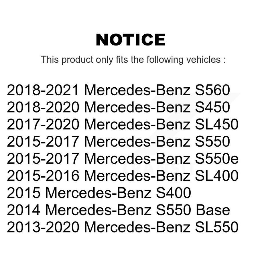 Rear Ceramic Disc Brake Pads TEC-1689 For Mercedes-Benz S550 SL550 S560 S450 SL400 SL450 S550e S400