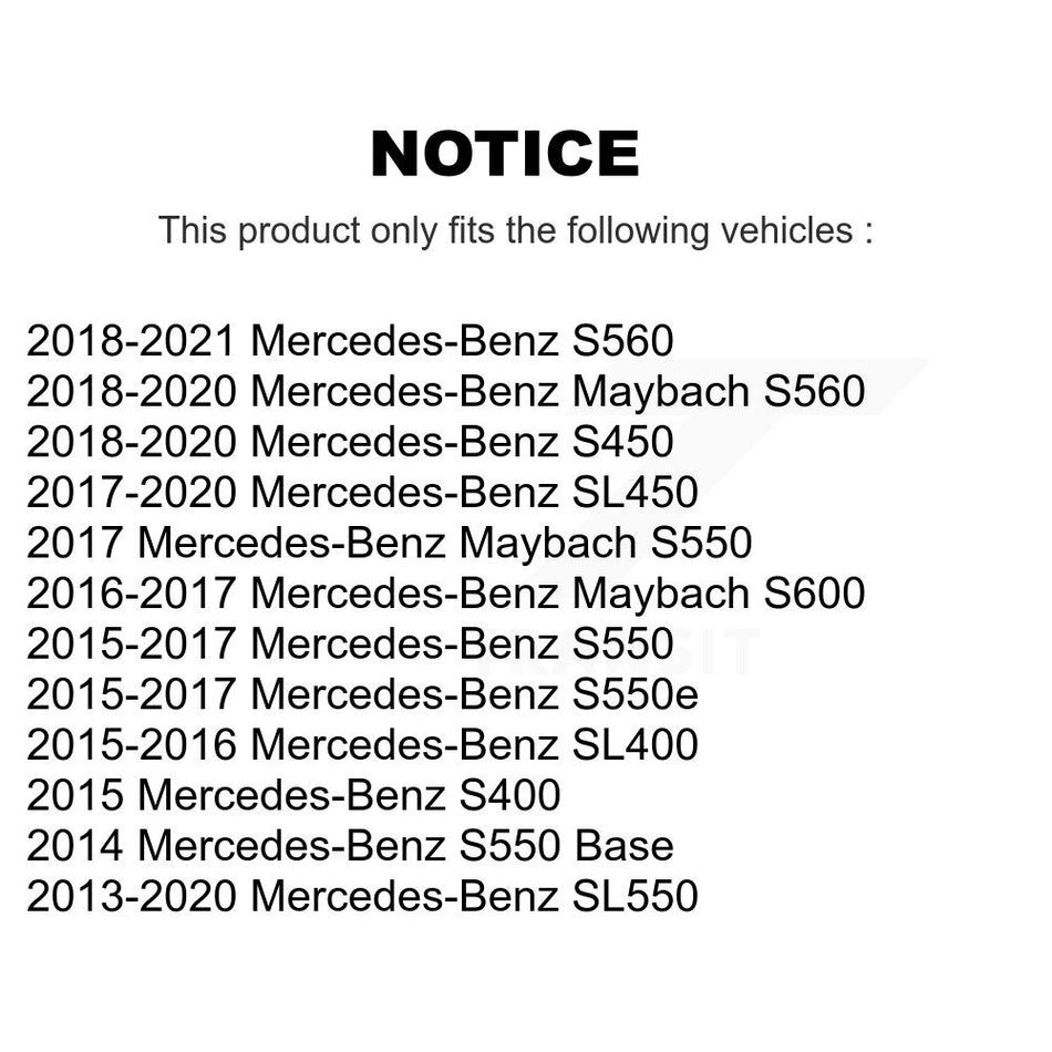 Rear Ceramic Disc Brake Pads TEC-1689 For Mercedes-Benz S550 SL550 S560 SL450 S450 Maybach S600 S400
