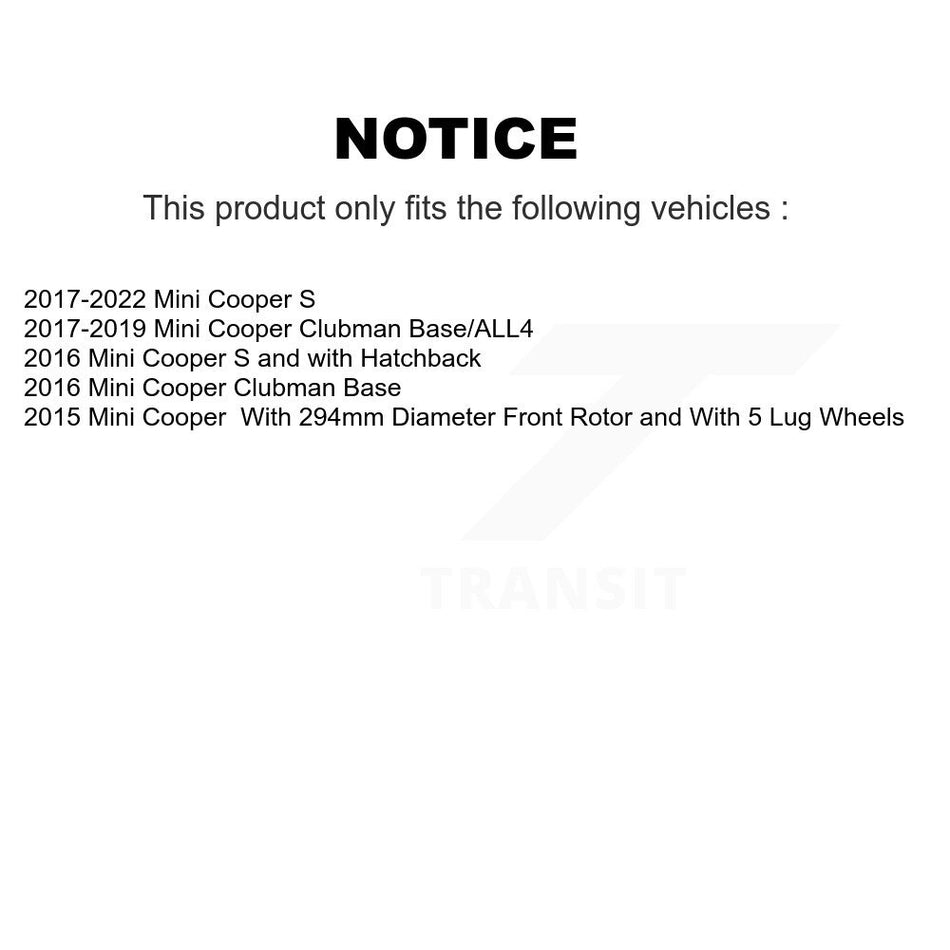 Front Ceramic Disc Brake Pads TEC-1801 For Mini Cooper Clubman