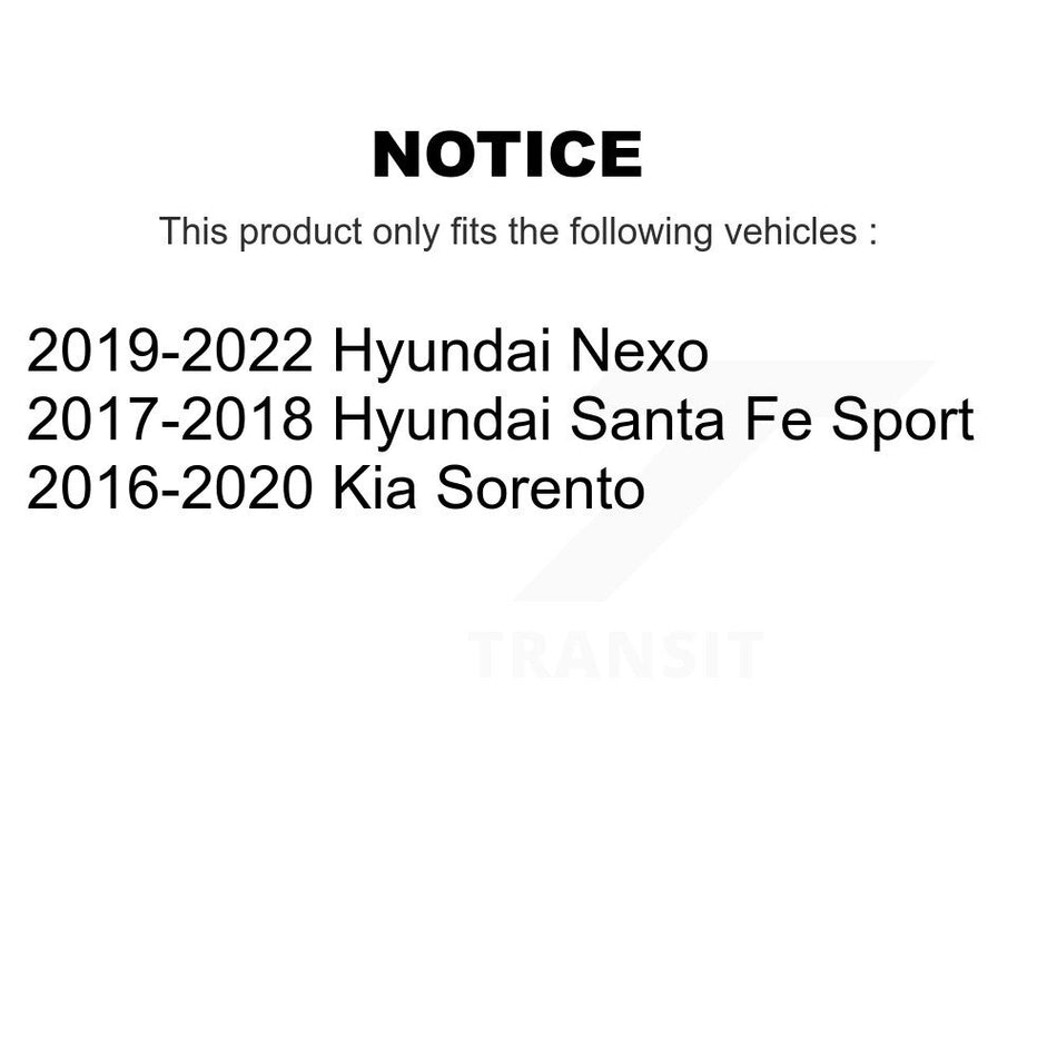 Front Ceramic Disc Brake Pads TEC-1815 For Kia Sorento Hyundai Santa Fe Sport Nexo