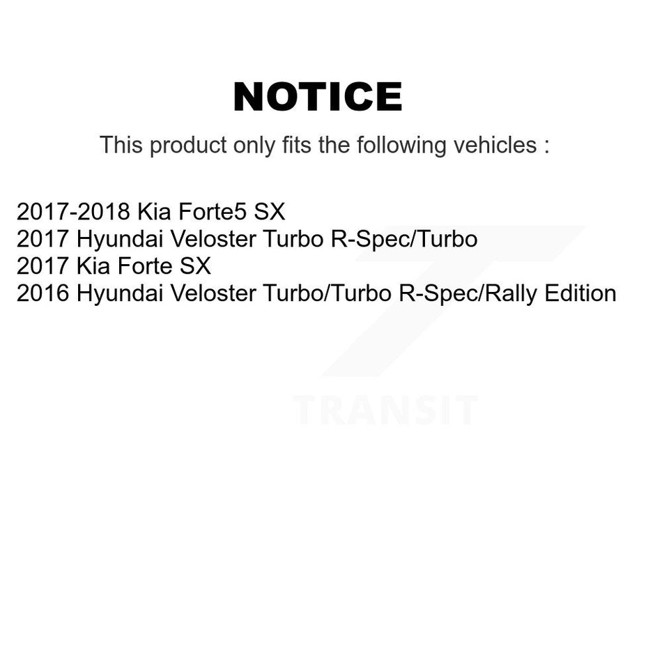 Front Ceramic Disc Brake Pads TEC-1827 For Kia Forte Hyundai Veloster Forte5