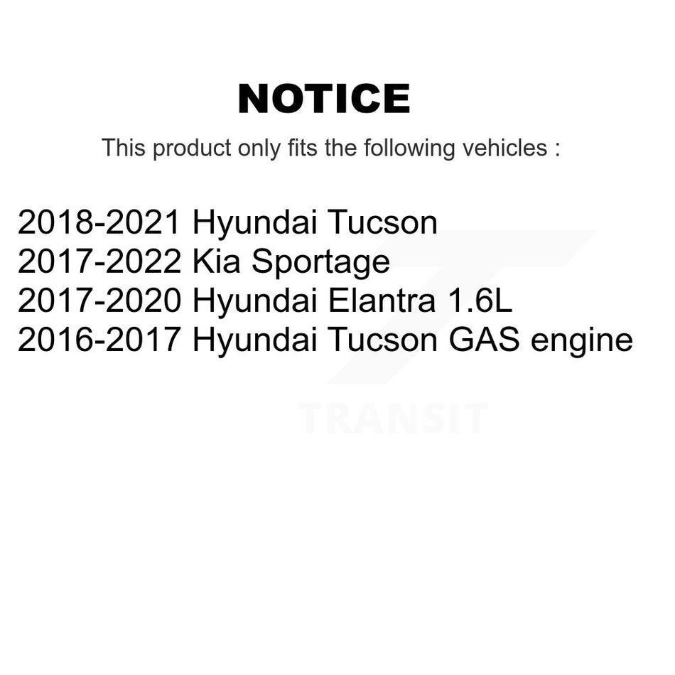 Front Ceramic Disc Brake Pads TEC-1847 For Hyundai Elantra Tucson Kia Sportage