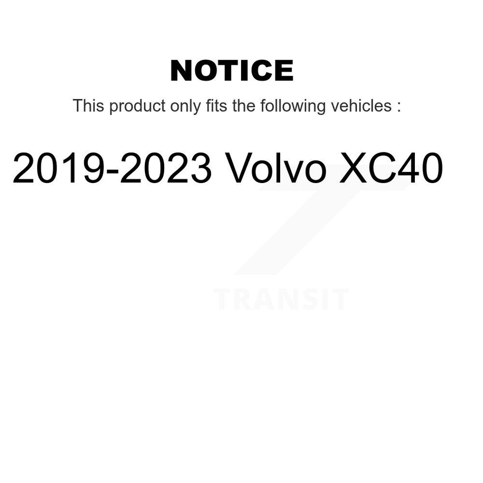 Rear Ceramic Disc Brake Pads TEC-2136 For 2019-2023 Volvo XC40