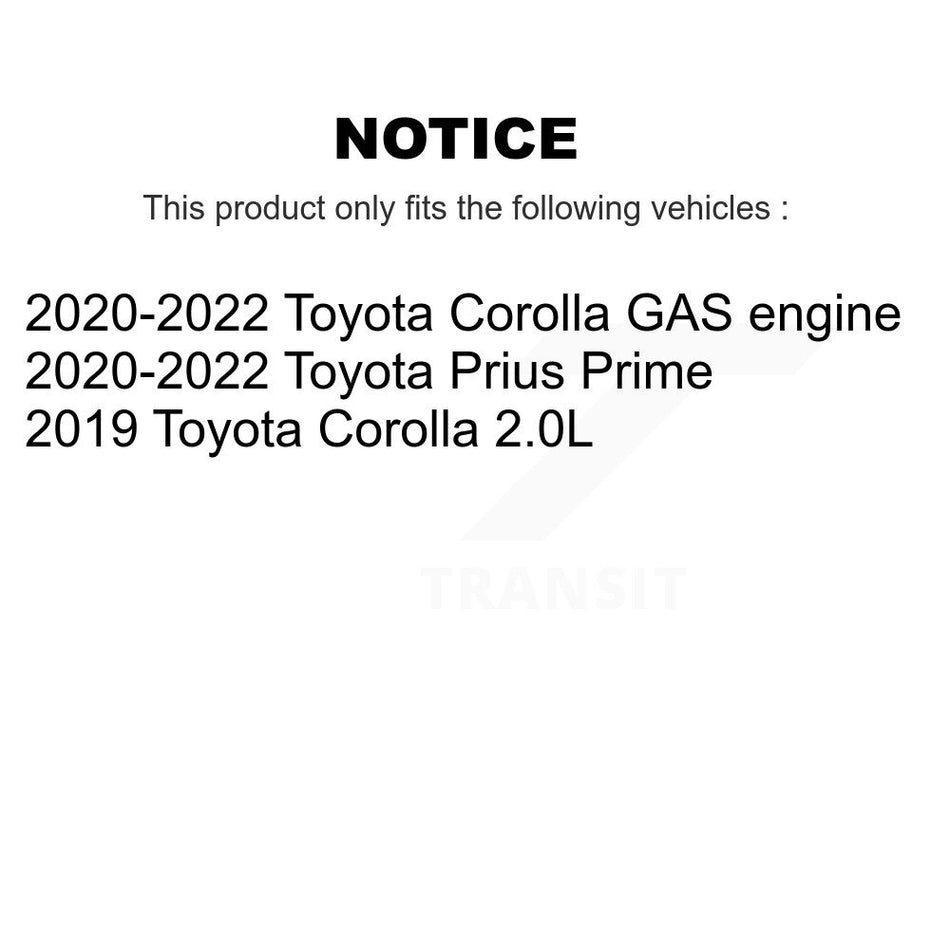 Front Ceramic Disc Brake Pads TEC-2176 For Toyota Corolla Prius Prime