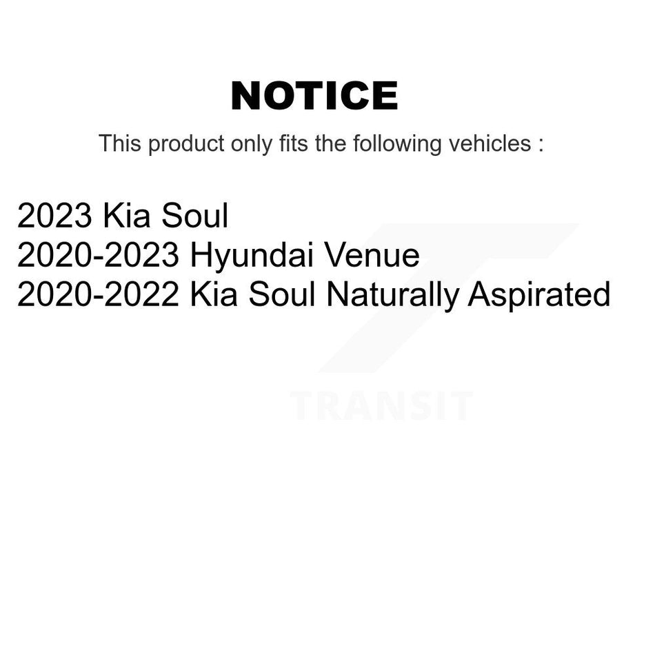 Front Ceramic Disc Brake Pads TEC-2285 For Hyundai Venue Kia Soul