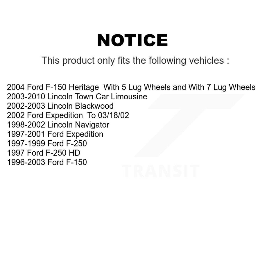 Rear Ceramic Disc Brake Pads TEC-711 For Ford F-150 Lincoln Town Car F-250 HD Expedition Heritage