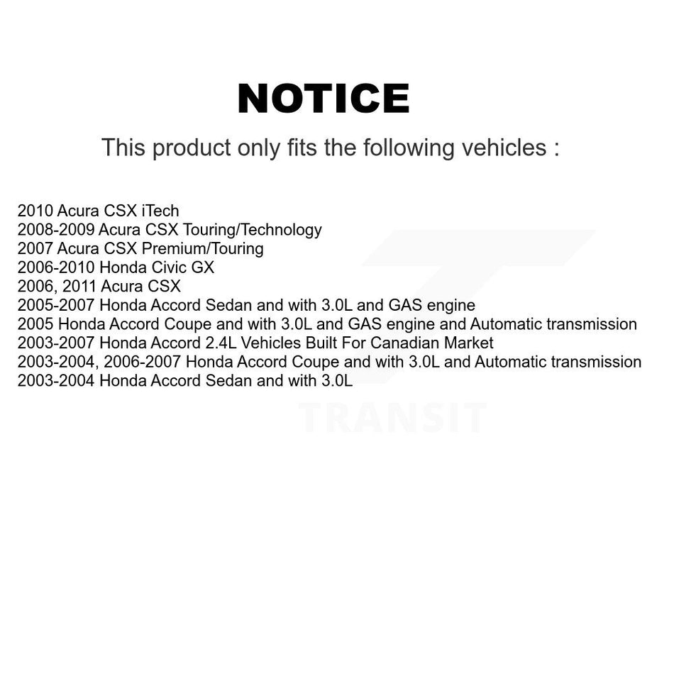 Front Ceramic Disc Brake Pads TEC-959 For Honda Civic Accord Acura CSX