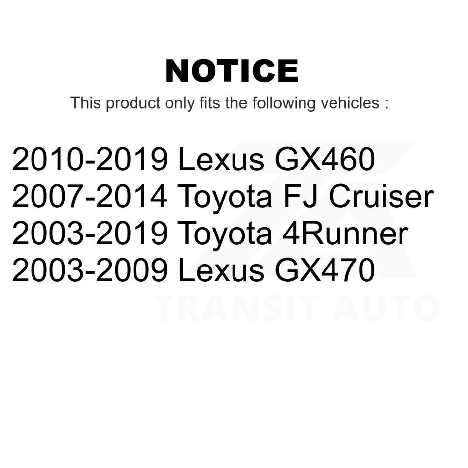 Front Right Upper Suspension Control Arm Ball Joint Assembly TOR-CK620063 For Toyota 4Runner Lexus GX460 FJ Cruiser GX470