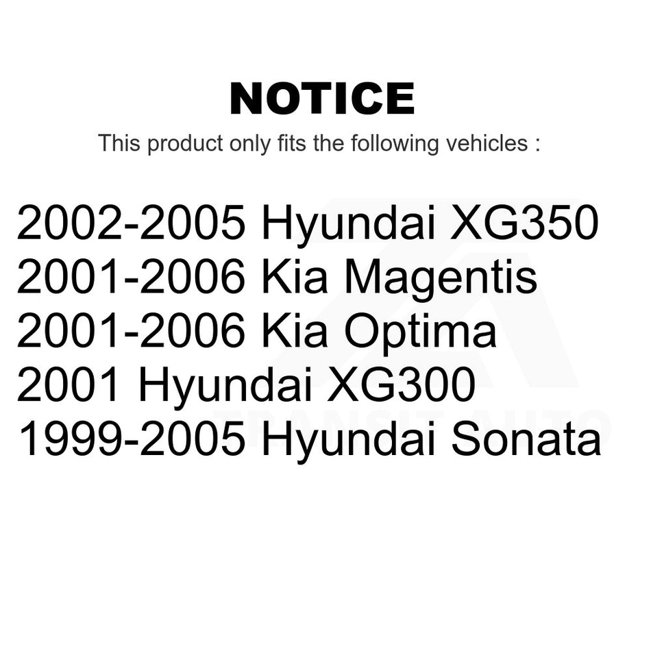 Front Right Upper Suspension Control Arm Ball Joint Assembly TOR-CK620104 For Hyundai Sonata Kia Optima XG350 XG300 Magentis