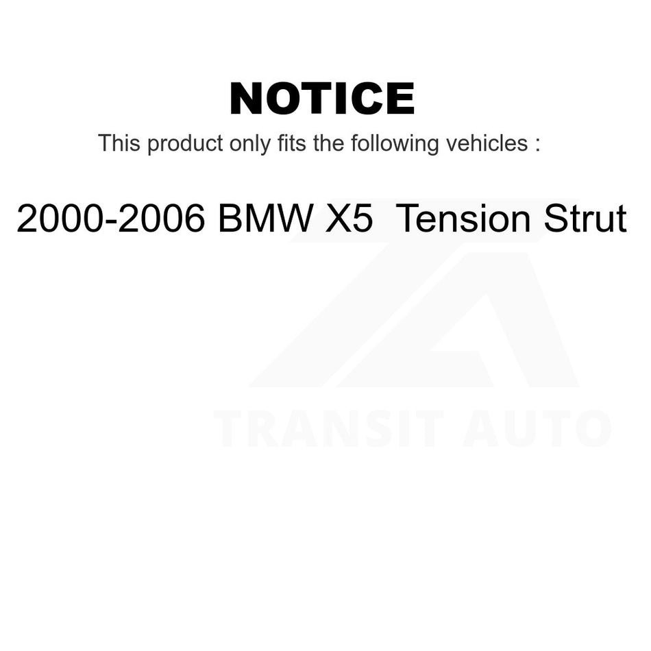 Front Right Lower Forward Suspension Control Arm TOR-CK620116 For 2000-2006 BMW X5 Tension Strut