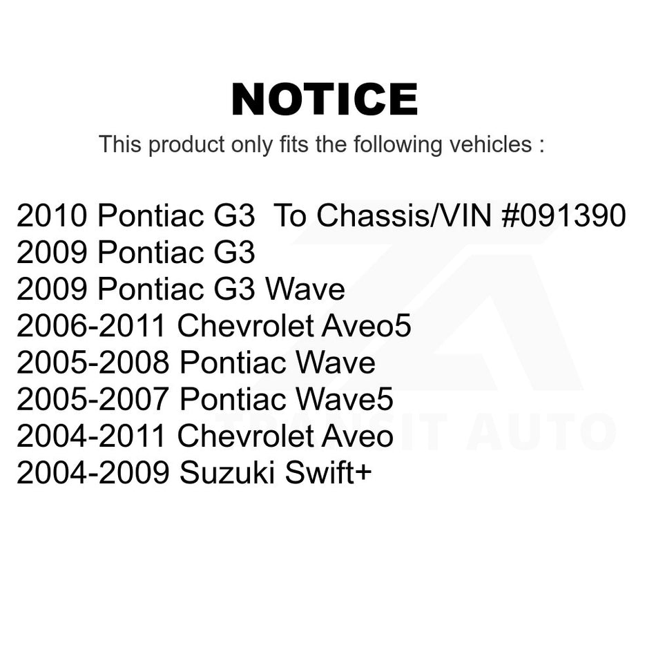 Front Left Lower Suspension Control Arm Ball Joint Assembly TOR-CK620164 For Chevrolet Aveo Aveo5 Pontiac G3 Suzuki Wave Wave5 Swift+