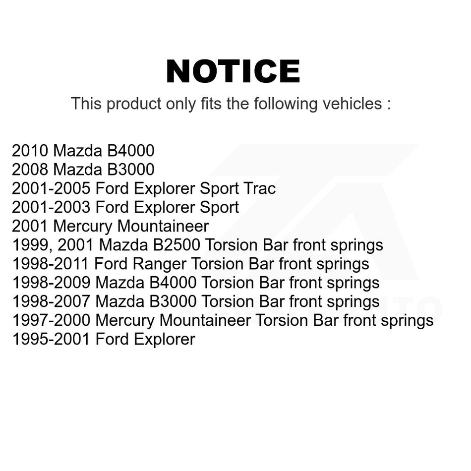 Front Right Lower Suspension Control Arm Ball Joint Assembly TOR-CK620320 For Ford Ranger Explorer Sport Trac Mazda Mercury Mountaineer B3000 B4000 B2500