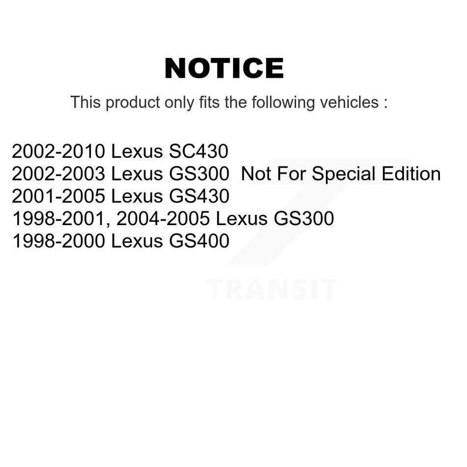 Front Right Upper Suspension Control Arm Ball Joint Assembly TOR-CK620335 For Lexus SC430 GS300