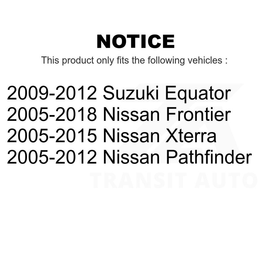 Front Right Lower Suspension Control Arm Ball Joint Assembly TOR-CK620371 For Nissan Frontier Pathfinder Xterra Suzuki Equator