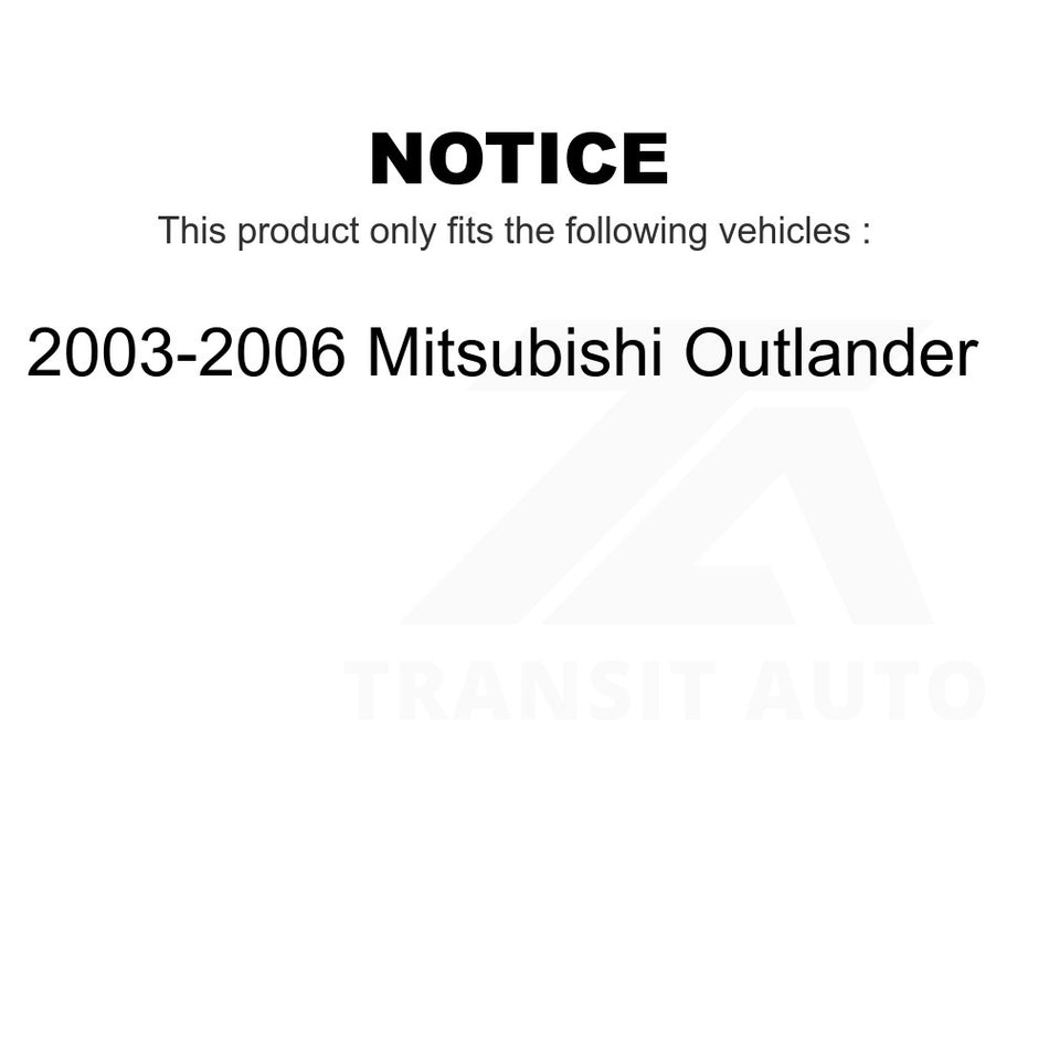 Front Left Lower Suspension Control Arm Ball Joint Assembly TOR-CK620547 For 2003-2006 Mitsubishi Outlander