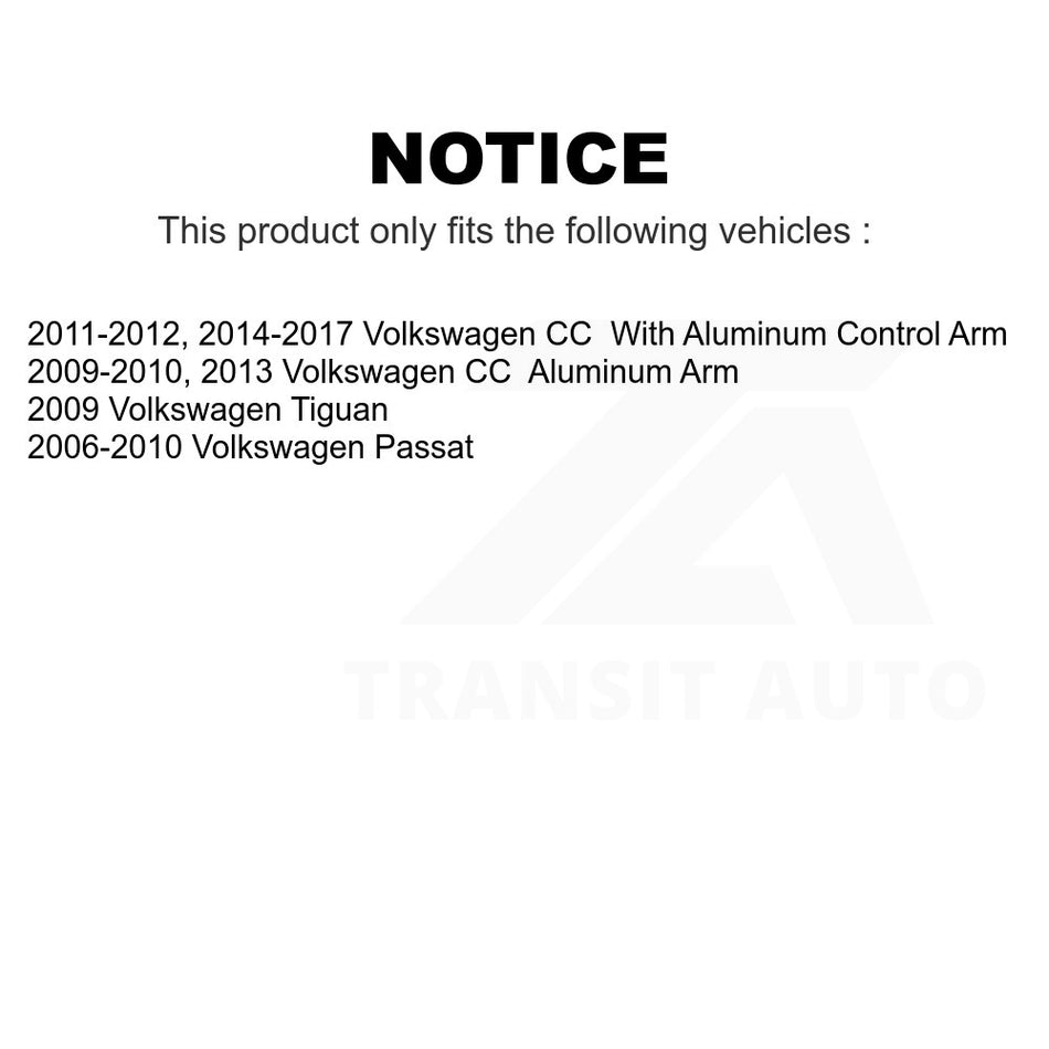 Front Right Lower Suspension Control Arm Ball Joint Assembly TOR-CK620711 For Volkswagen CC Passat Tiguan