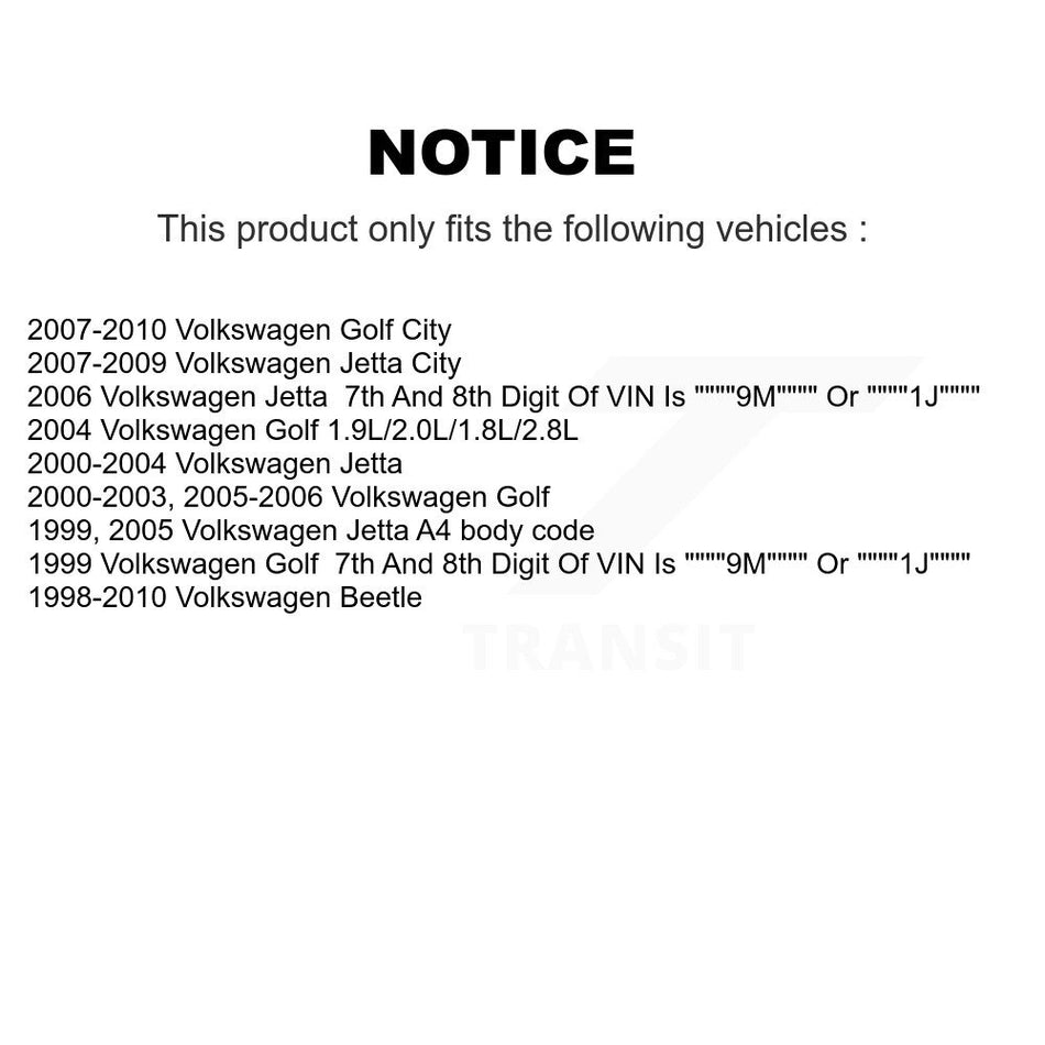 Front Left Lower Suspension Control Arm Ball Joint Assembly TOR-CK620717 For Volkswagen Jetta Golf