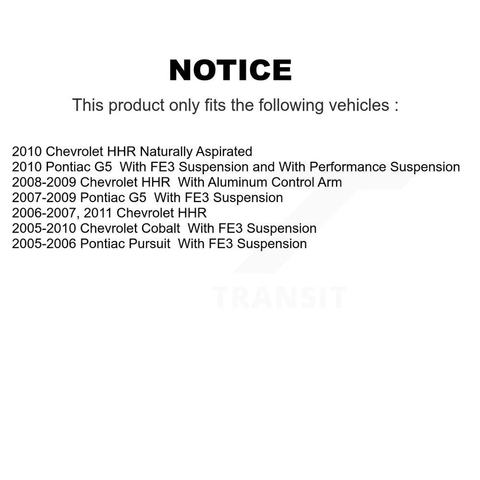 Front Right Lower Suspension Control Arm Ball Joint Assembly TOR-CK620897 For Chevrolet Cobalt G5
