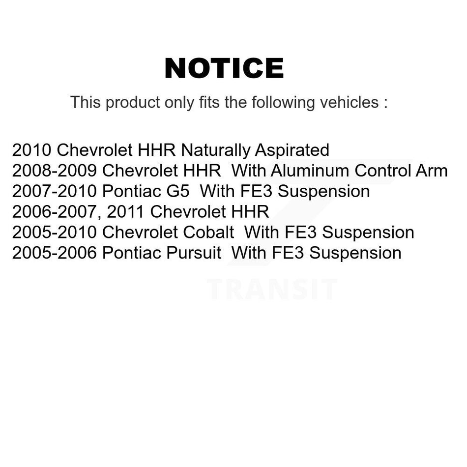 Front Left Lower Suspension Control Arm Ball Joint Assembly TOR-CK620898 For Chevrolet Cobalt G5 HHR
