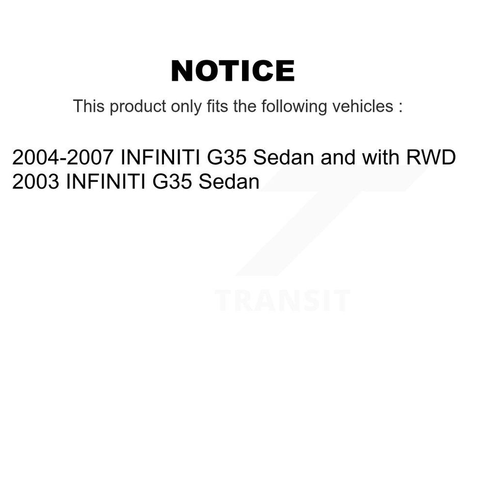 Front Left Lower Rearward Suspension Control Arm Ball Joint Assembly TOR-CK621340 For INFINITI G35