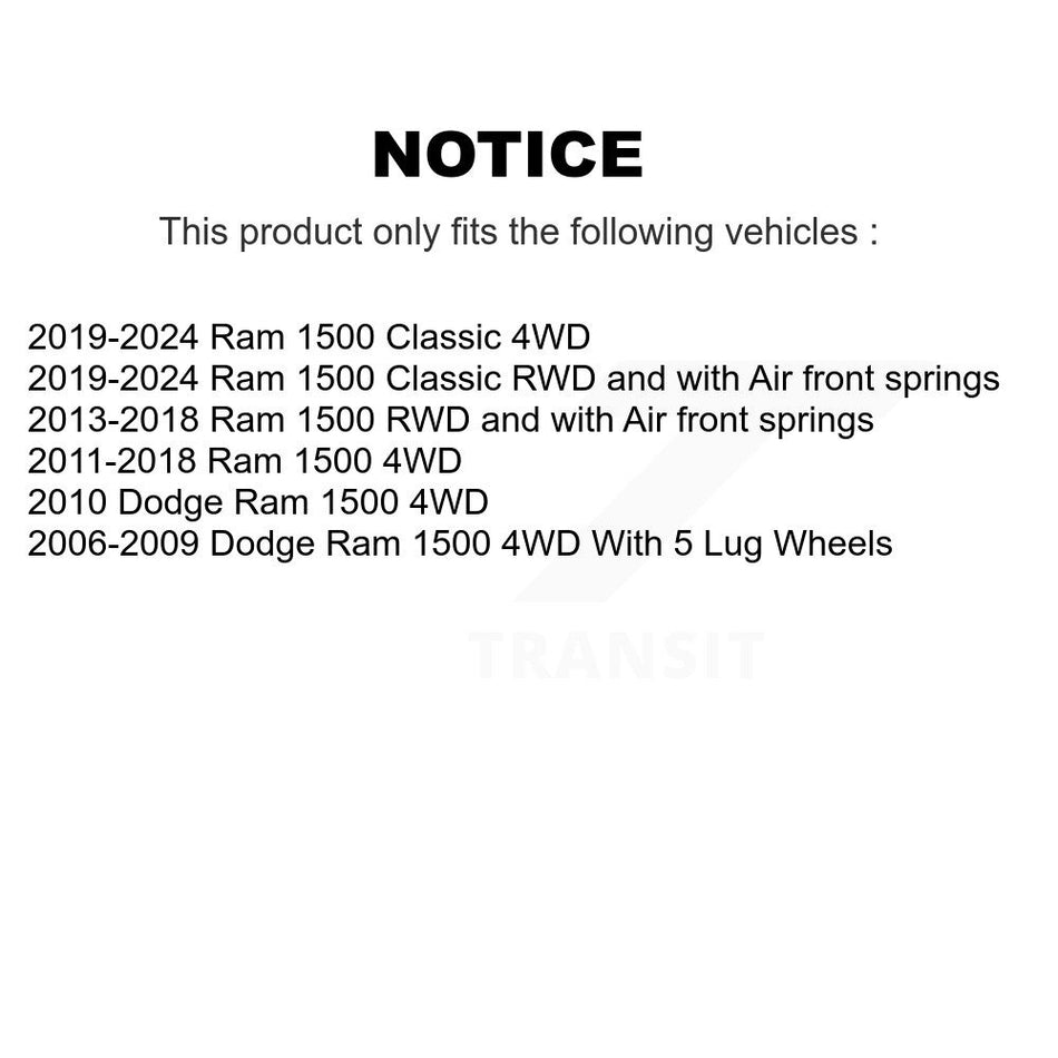 Front Right Lower Suspension Control Arm Ball Joint Assembly TOR-CK621602 For Ram 1500 Classic Dodge