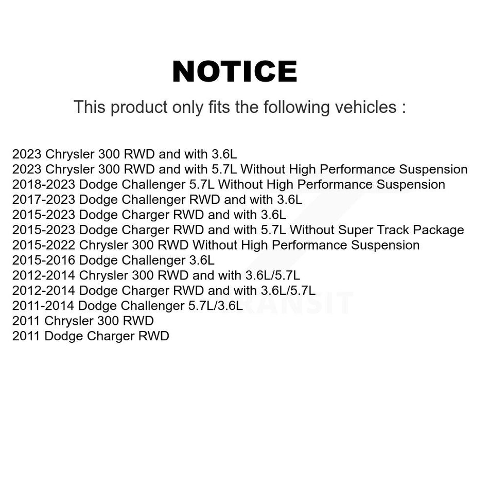 Front Left Lower Forward Suspension Control Arm Ball Joint Assembly TOR-CK622225 For Dodge Charger