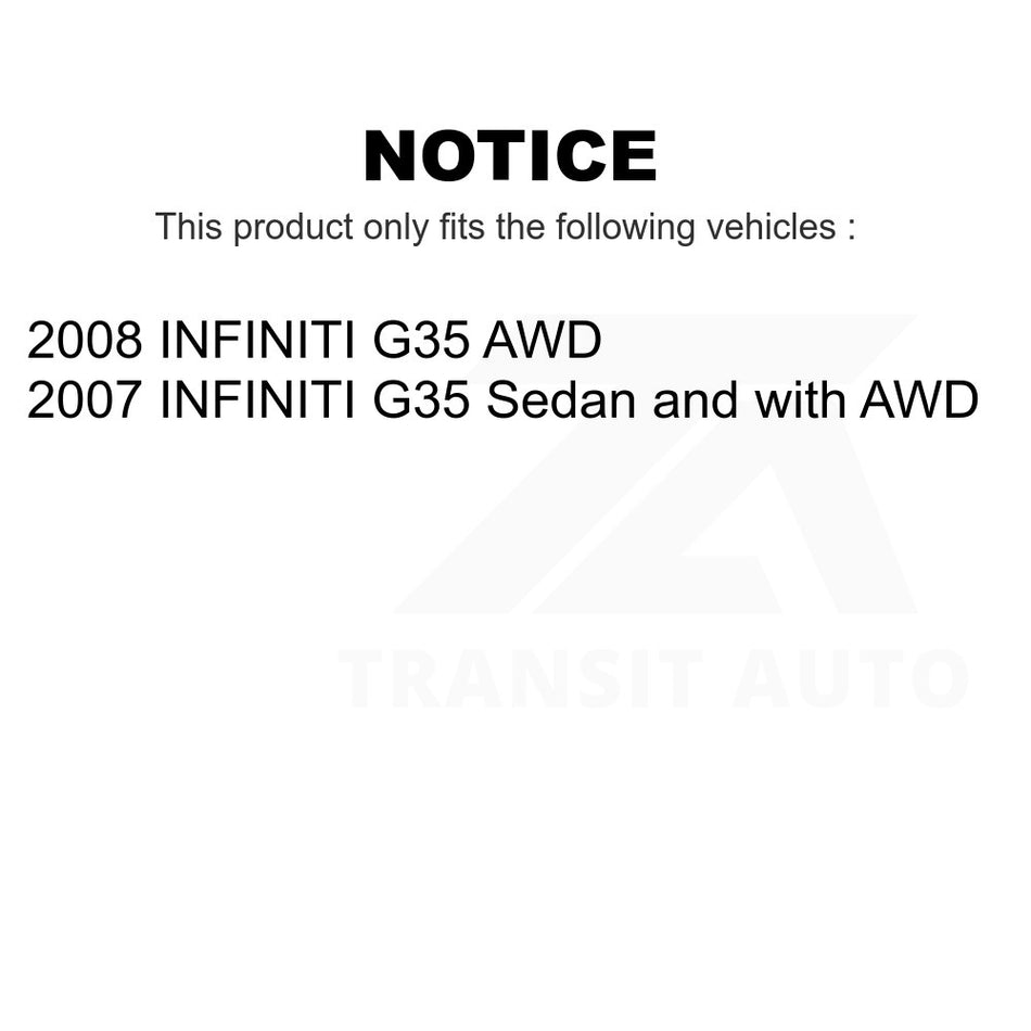 Front Left Lower Suspension Control Arm Ball Joint Assembly TOR-CK622552 For INFINITI G35