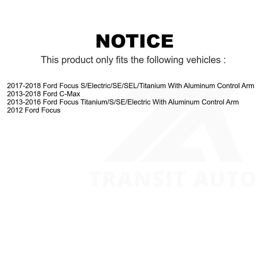 Front Right Lower Suspension Control Arm Ball Joint Assembly TOR-CK622753 For Ford Focus C-Max