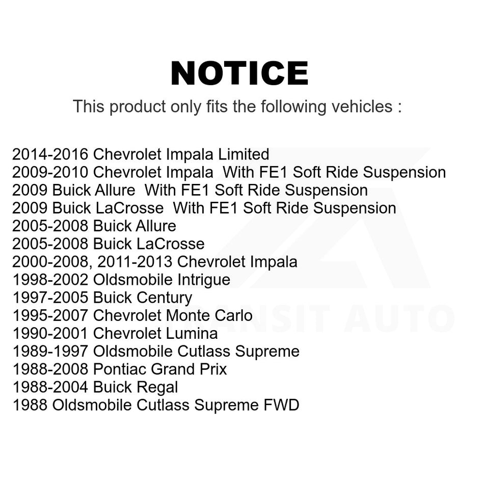 Rear Suspension Trailing Arm TOR-CK6402 For Chevrolet Impala Buick Pontiac Grand Prix Century Monte Carlo LaCrosse Regal Lumina Limited Oldsmobile Intrigue Cutlass Supreme Allure