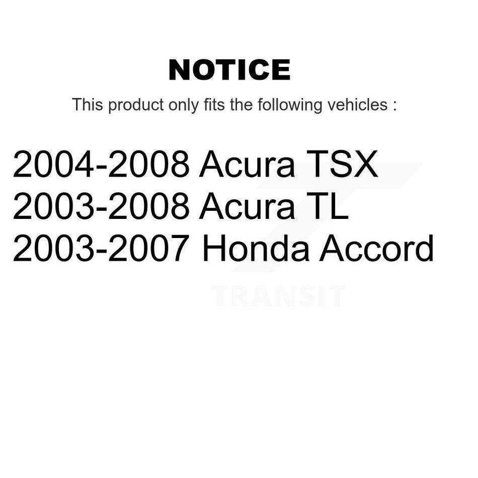 Rear Lower Rearward Suspension Control Arm TOR-CK640259 For Honda Accord Acura TL TSX