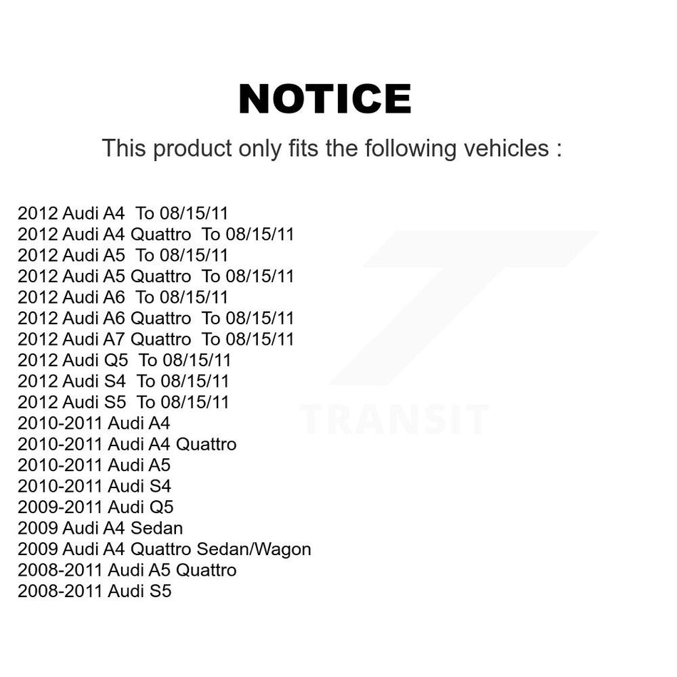 Front Left Lower Forward Suspension Control Arm TOR-CK641152 For Audi Q5 A4 Quattro A5 S4 S5 A7 A6