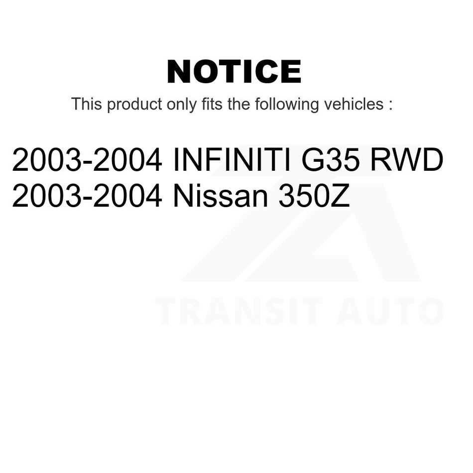 Front Right Lower Forward Suspension Control Arm TOR-CK641594 For 2003-2004 INFINITI G35 Nissan 350Z