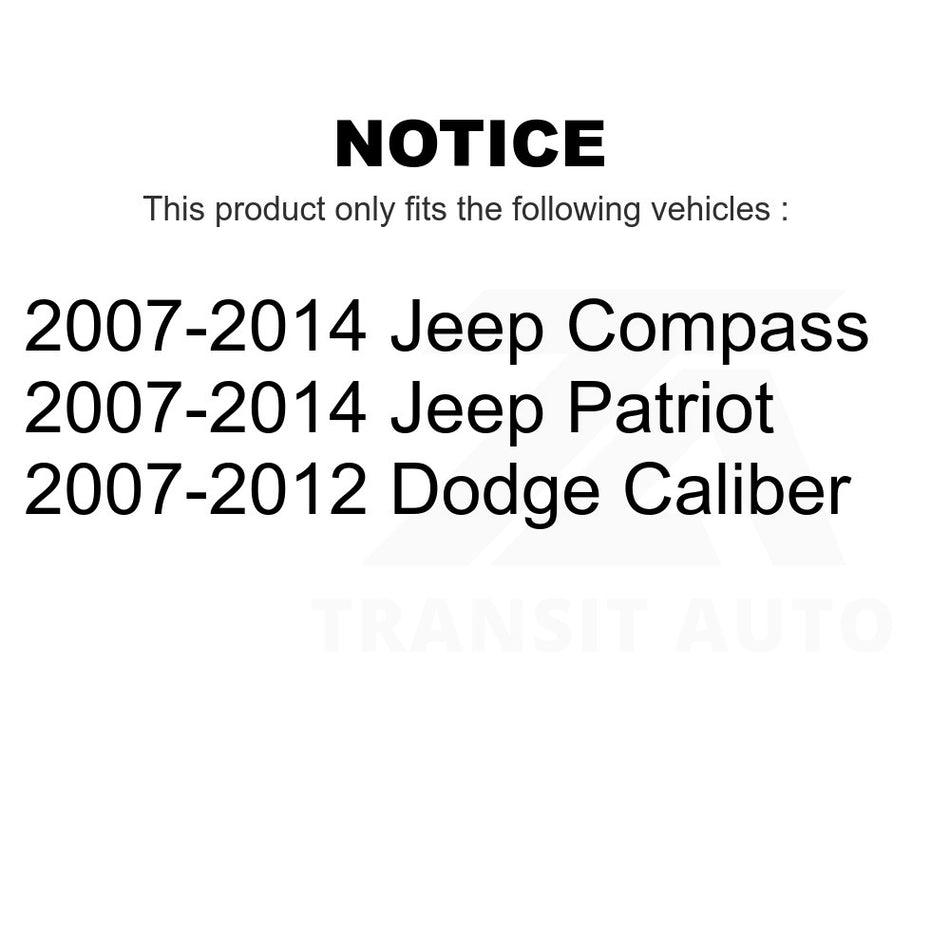 Rear Lower Rearward Suspension Control Arm TOR-CK641868 For Jeep Patriot Dodge Caliber Compass