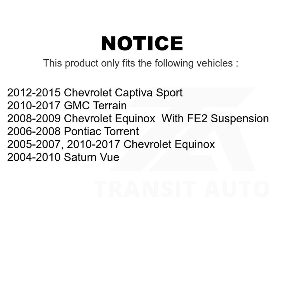 Rear Lower Forward Suspension Control Arm TOR-CK642089 For Chevrolet Equinox GMC Terrain Saturn Vue Captiva Sport Pontiac Torrent