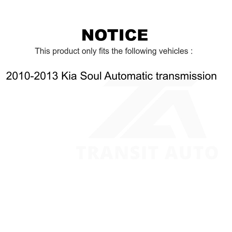 Front Left Lower Suspension Control Arm Ball Joint Assembly TOR-CK642260 For 2010-2013 Kia Soul Automatic transmission