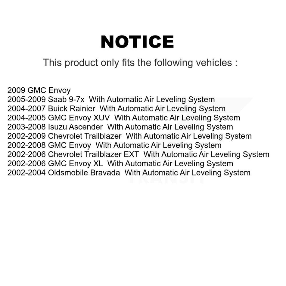 Rear Upper Suspension Trailing Arm TOR-CK660156 For Chevrolet GMC Trailblazer Envoy XL EXT Buick XUV