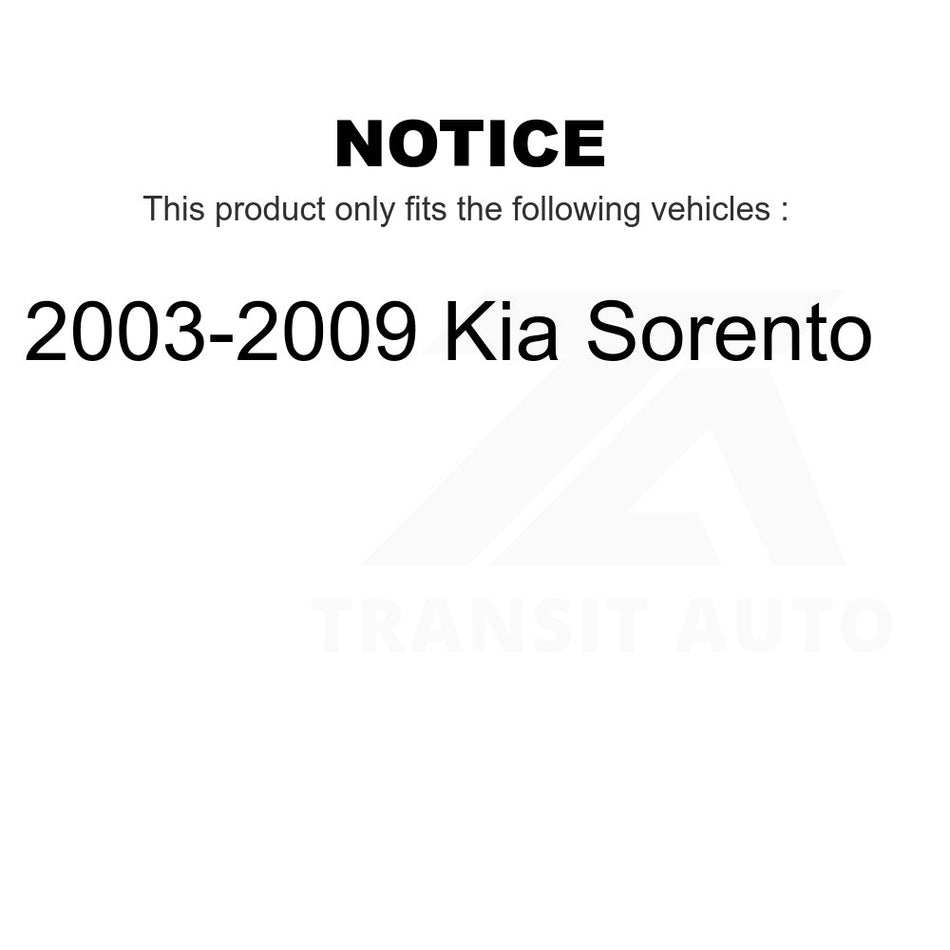 Front Left Upper Suspension Control Arm Ball Joint Assembly TOR-CK80343 For 2003-2009 Kia Sorento