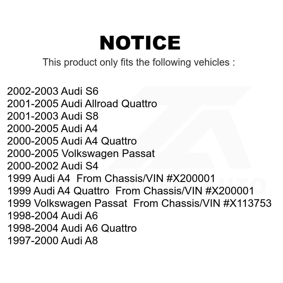 Front Left Upper Rearward Suspension Control Arm Ball Joint Assembly TOR-CK80525 For Audi Volkswagen Passat A4 Quattro A6 Allroad S4 S8 S6 A8