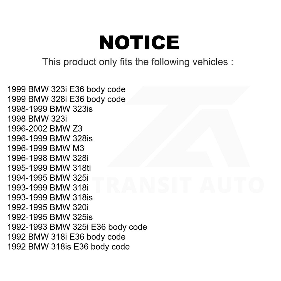 Front Right Lower Suspension Control Arm Ball Joint Assembly TOR-CK80532 For BMW Z3 328i 325i 323i M3 318i 318ti 325is 328is 318is 323is 320i