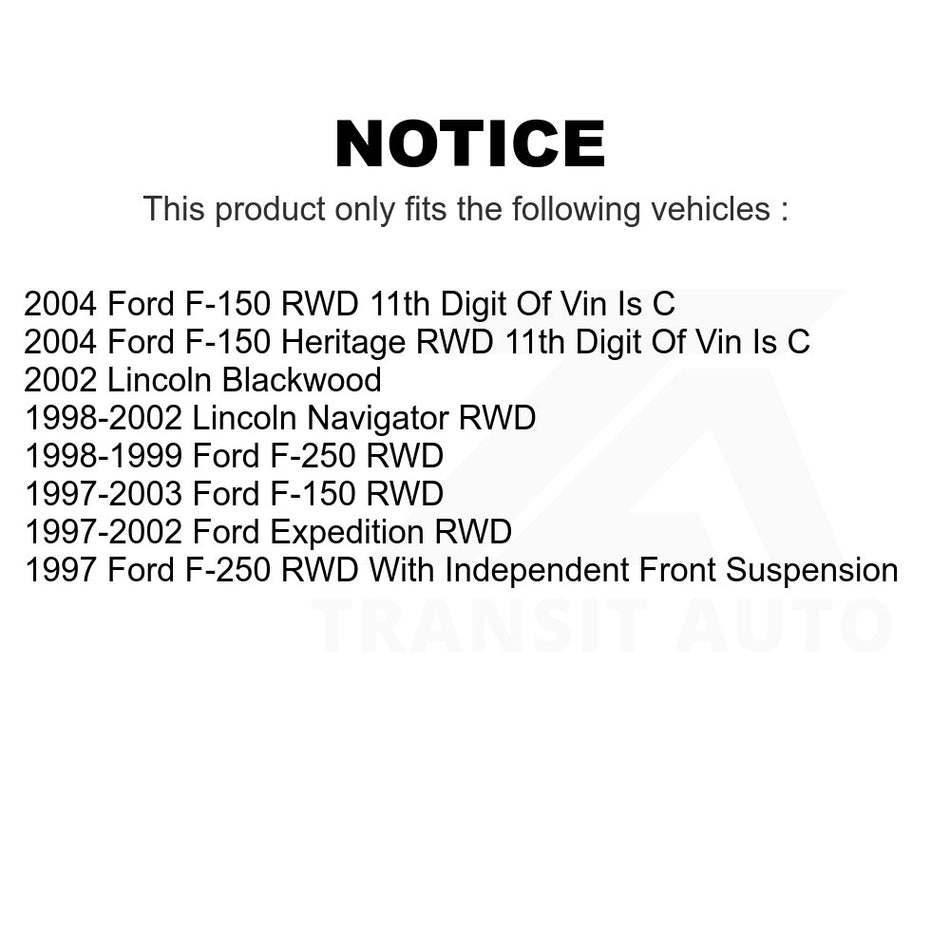 Front Left Upper Suspension Control Arm Ball Joint Assembly TOR-CK8726T For Ford F-150 Expedition Lincoln Navigator Heritage F-250 Blackwood