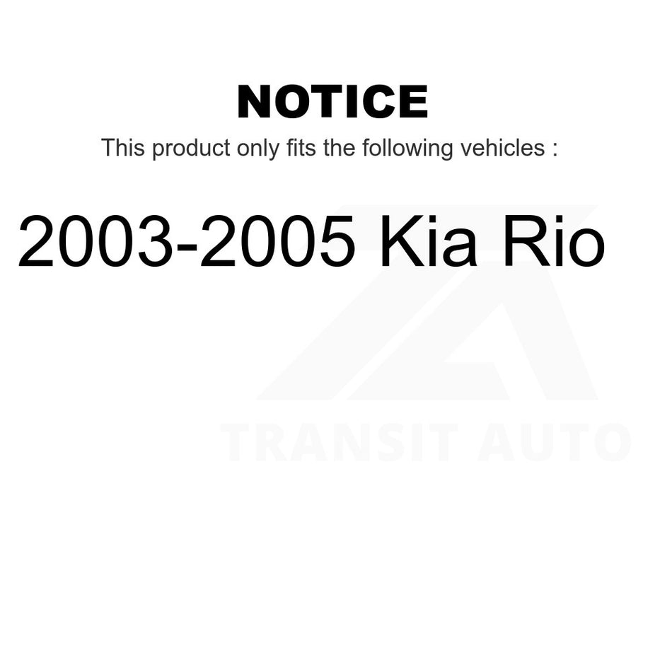 Front Left Lower Suspension Control Arm Ball Joint Assembly TOR-CK90382 For 2003-2005 Kia Rio