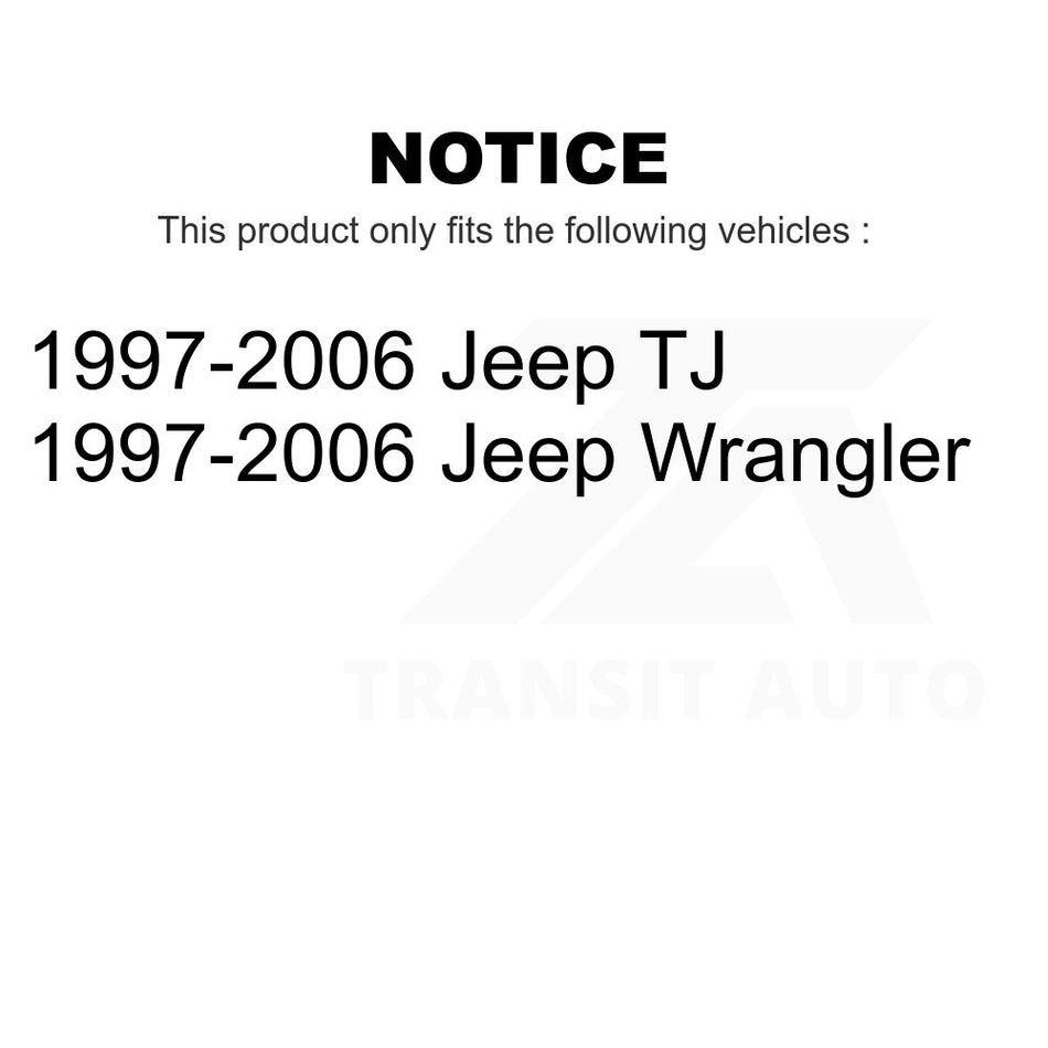 Front Right Outer Steering Tie Rod End TOR-DS1430 For 1997-2006 Jeep Wrangler TJ