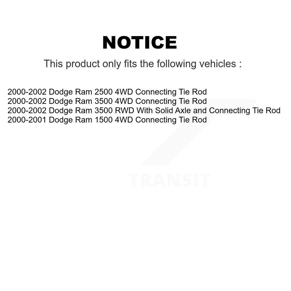 Front Right Outer Steering Tie Rod End TOR-DS1460 For Dodge Ram 2500 1500 3500