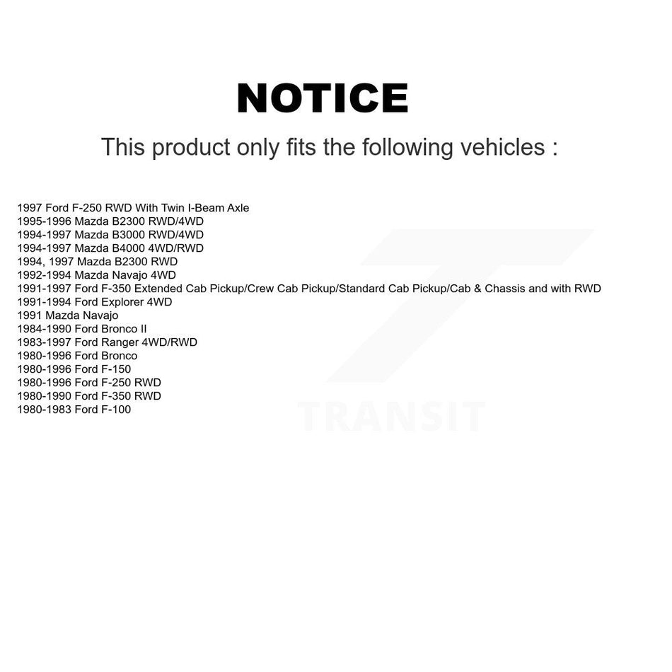 Front Left Outer Steering Tie Rod End TOR-ES2215L For Ford F-150 F-250 F-350 Ranger Mazda Bronco II