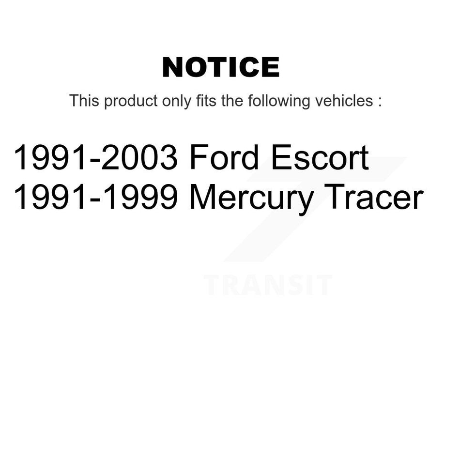 Front Outer Steering Tie Rod End TOR-ES3048RL For Ford Escort Mercury Tracer