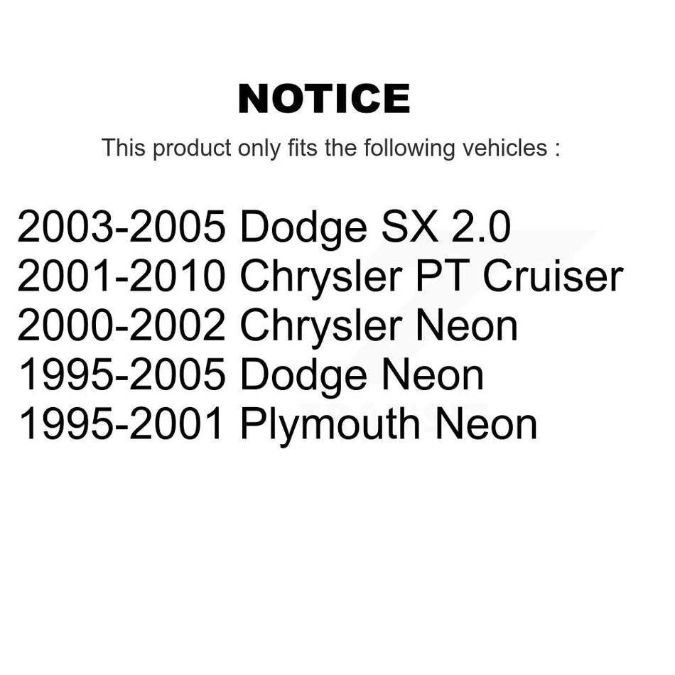 Front Outer Steering Tie Rod End TOR-ES3173RL For Chrysler PT Cruiser Neon Dodge Plymouth SX 2.0