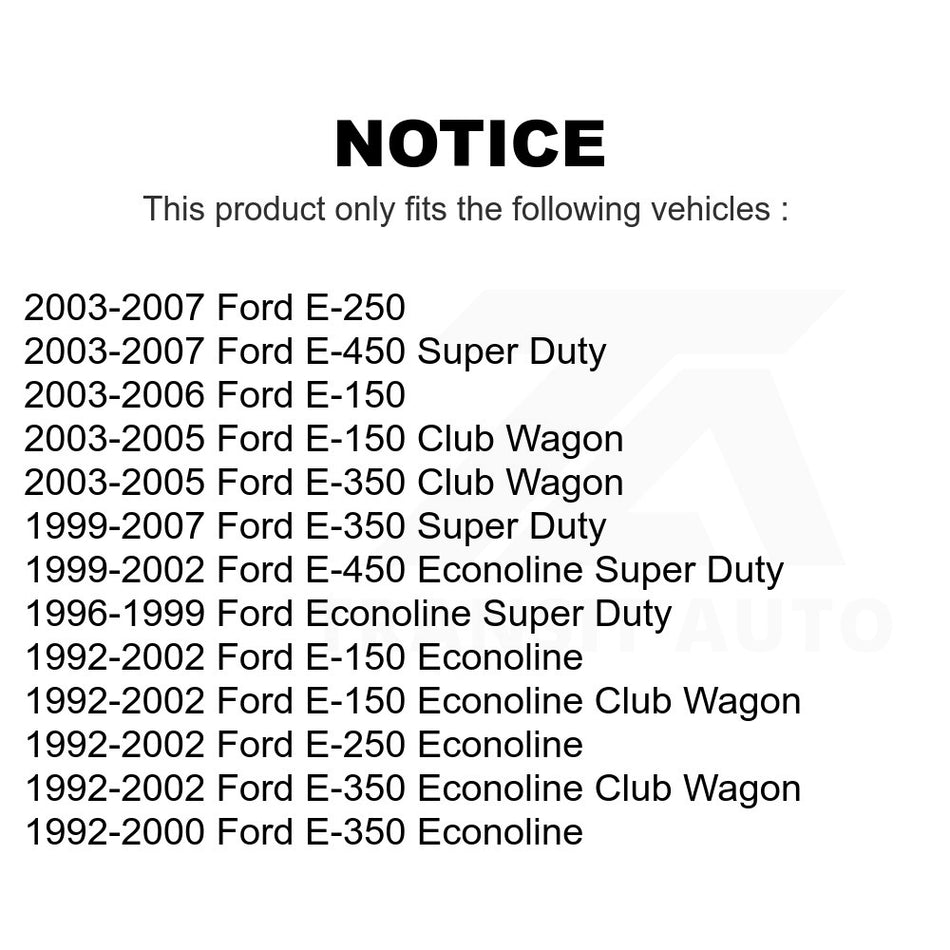 Front Left Outer Steering Tie Rod End TOR-ES3203L For Ford E-350 Super Duty E-150 Econoline E-250 Club Wagon E-450