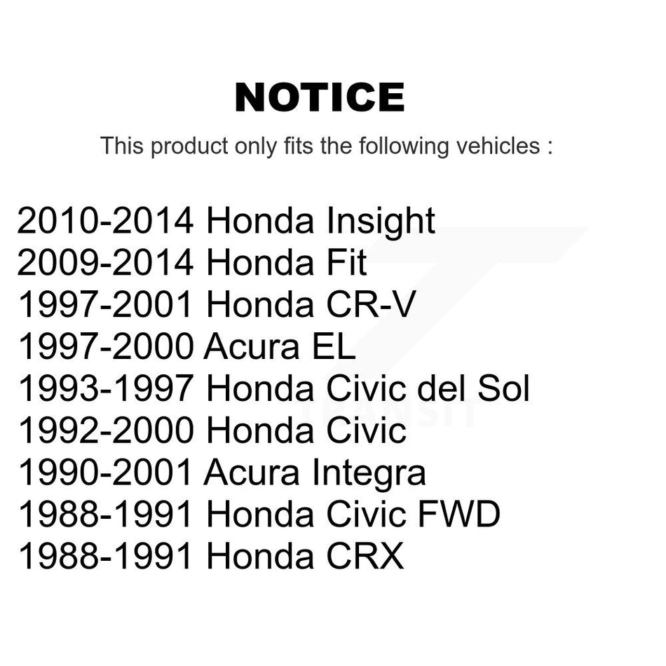 Front Left Outer Steering Tie Rod End TOR-ES3332R For Honda Fit Civic CR-V Acura Integra EL del Sol