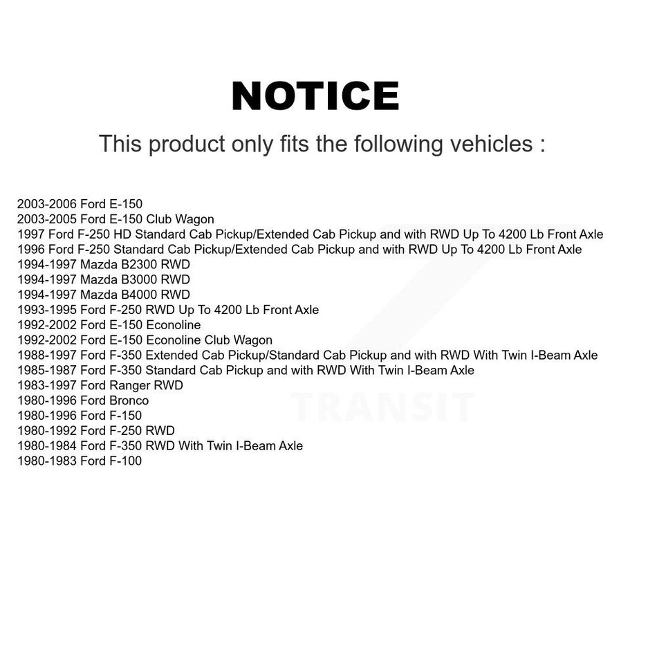 Front Right Outer Steering Tie Rod End TOR-ES3342R For Ford F-150 F-250 F-350 Ranger HD Mazda E-150